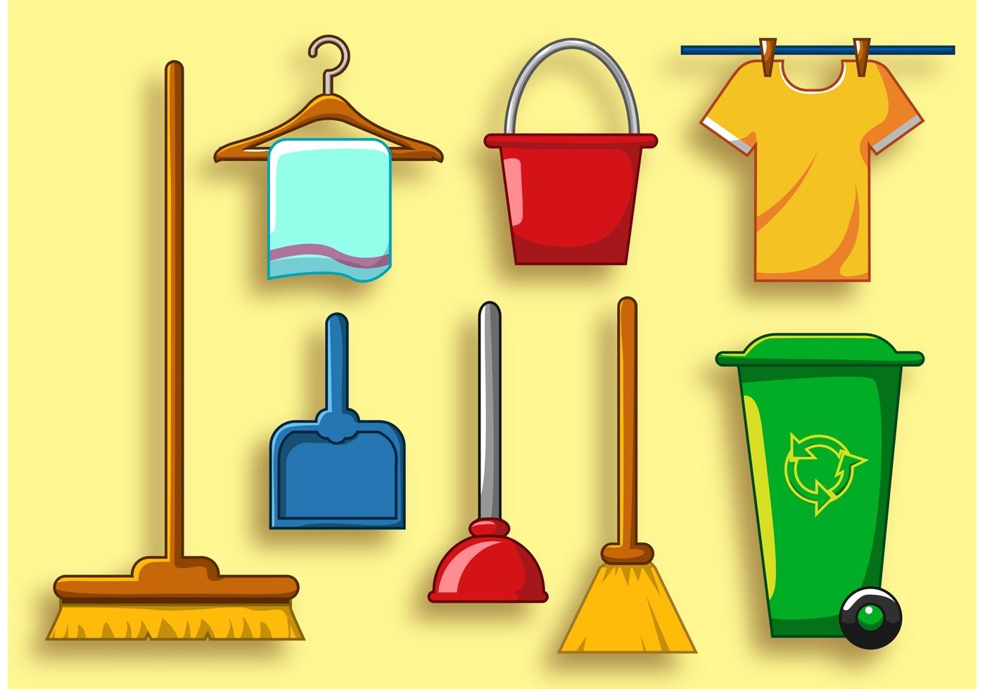 Cleaning Materials Graphic